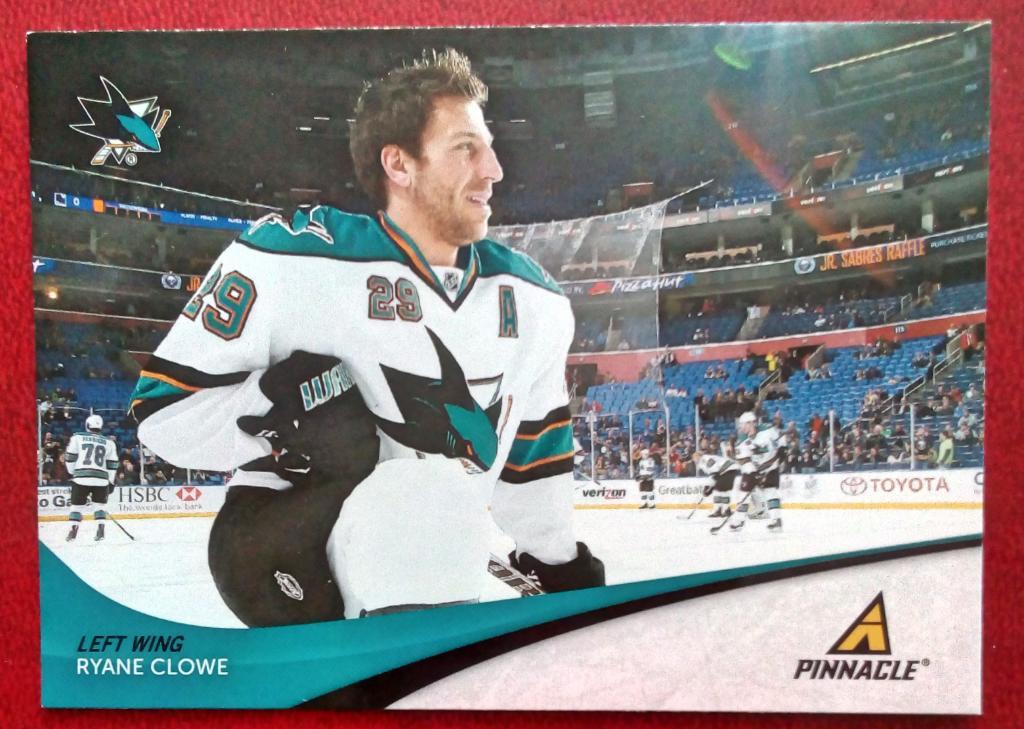 2011-12 Pinnacle #229 Ryane Clowe (NHL) San Jose Sharks