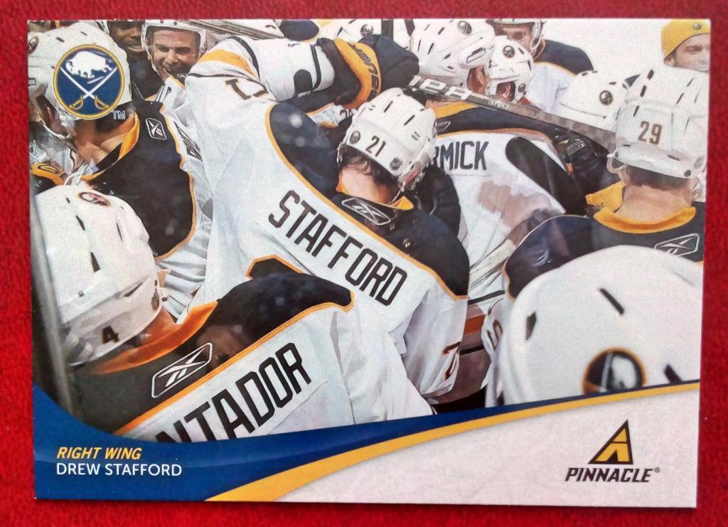 2011-12 Pinnacle #136 Drew Stafford (NHL) Buffalo Sabres