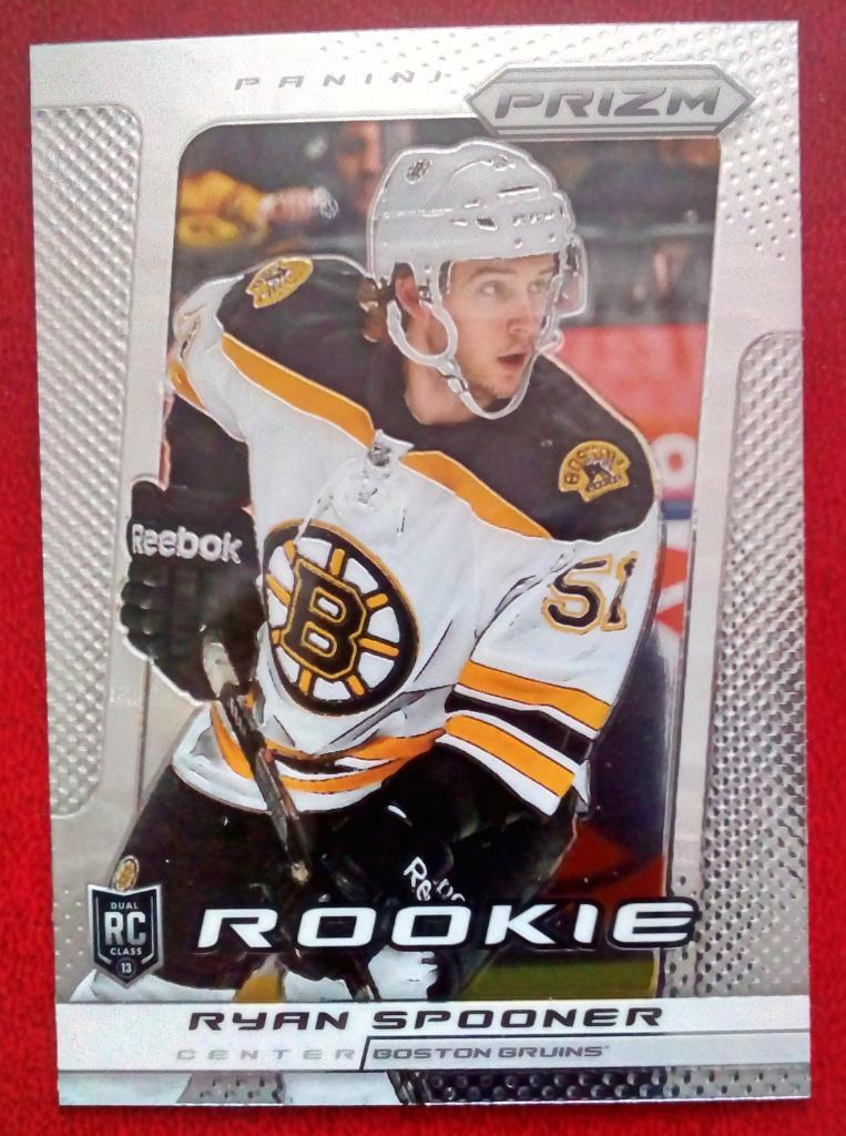 2013-14 Panini Prizm #208 Ryan Spooner RC (NHL) Boston Bruins