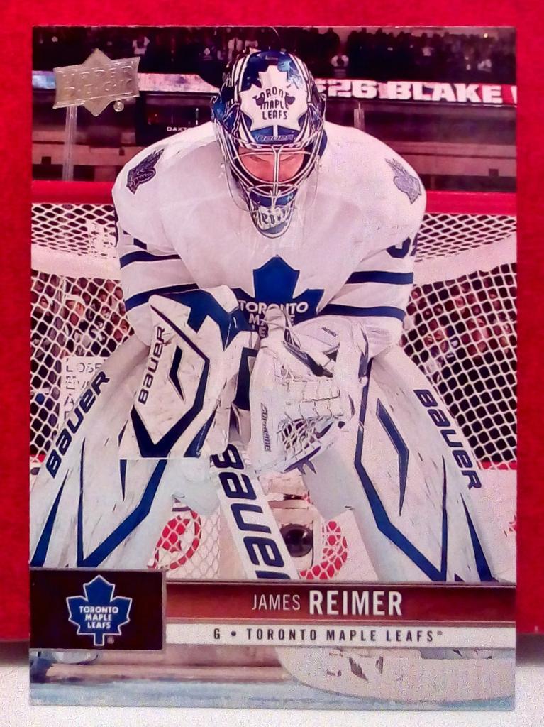2012-13 Upper Deck #174 James Reimer (NHL) Toronto Maple Leafs