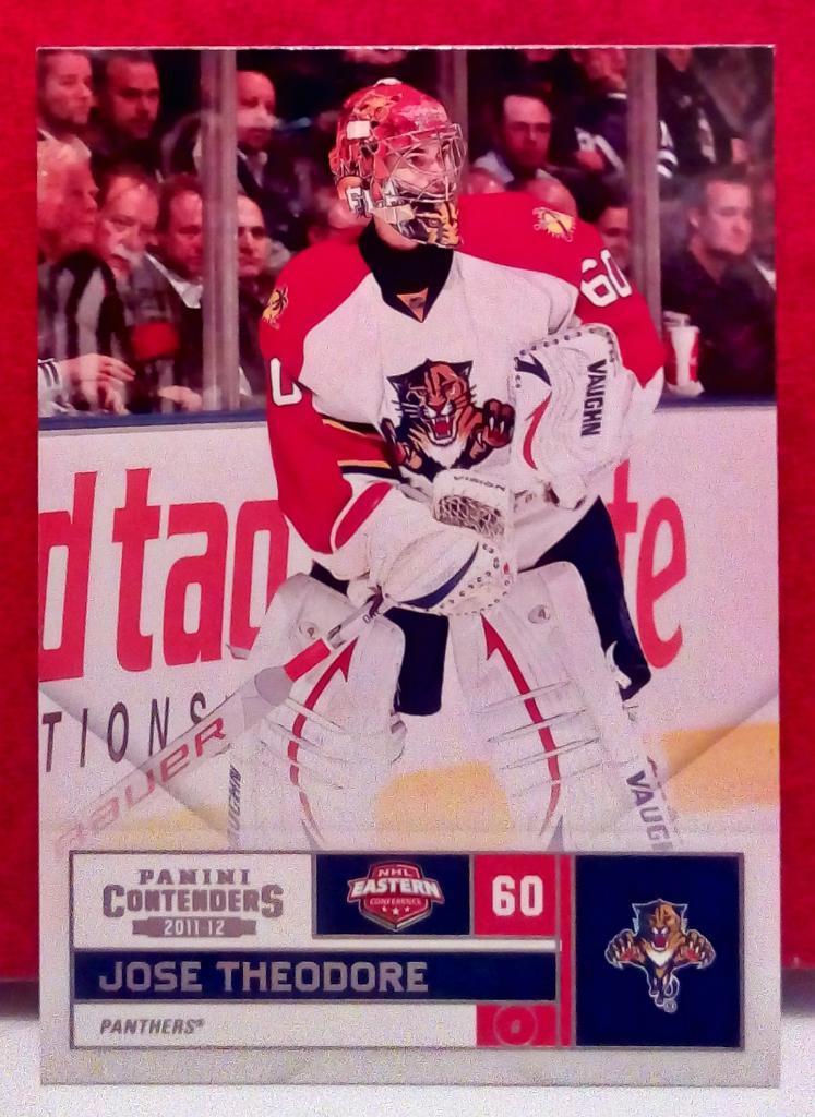 2011-12 Panini Contenders #60 Jose Theodore (NHL) Florida Panthers