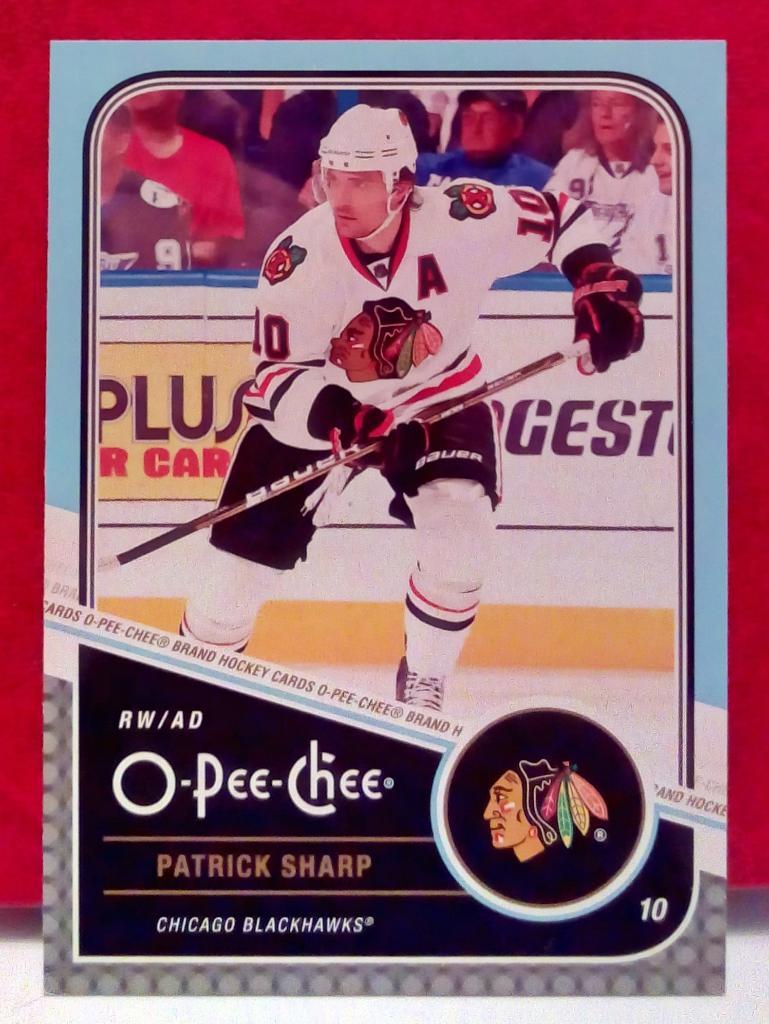2011-12 O-Pee-Chee #20 Patrick Sharp (NHL) Chicago Blackhawks