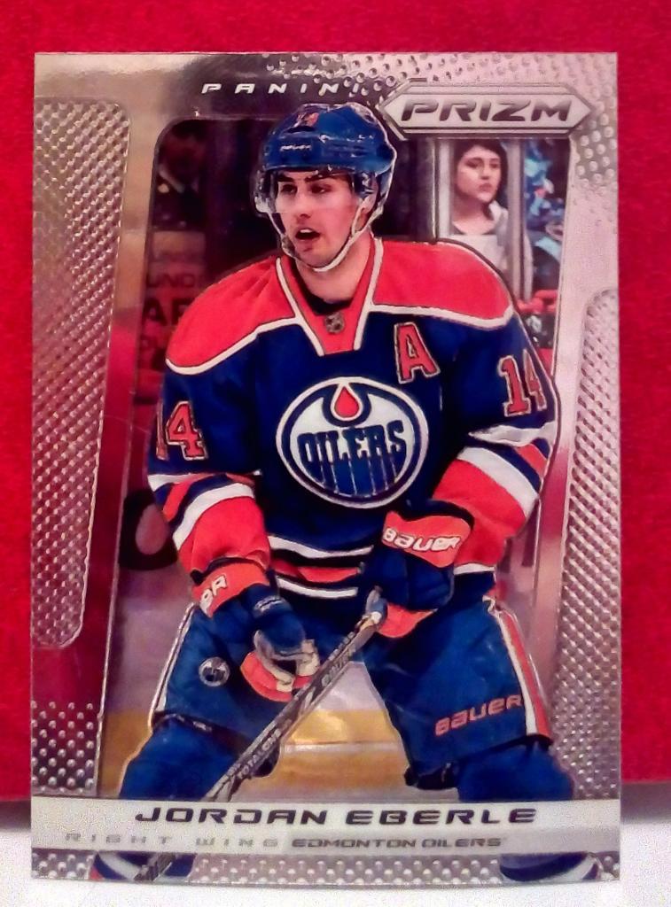 2013-14 Panini Prizm #142 Jordan Eberle (NHL) Edmonton Oilers