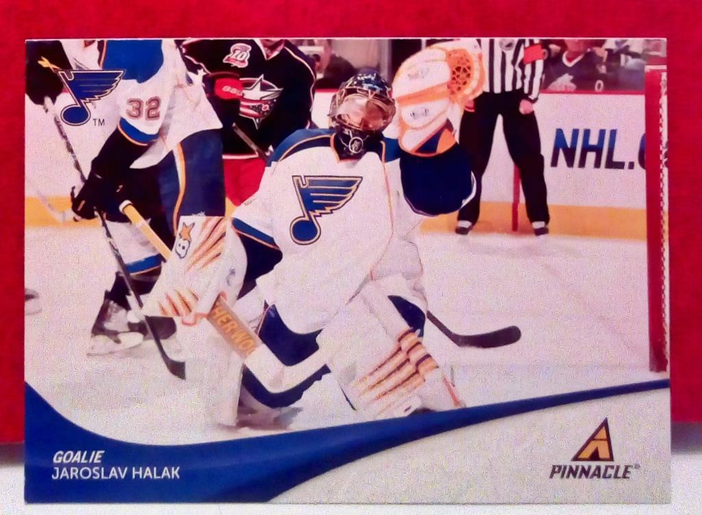 2011-12 Pinnacle #41 Jaroslav Halak (NHL) St Louis Blues