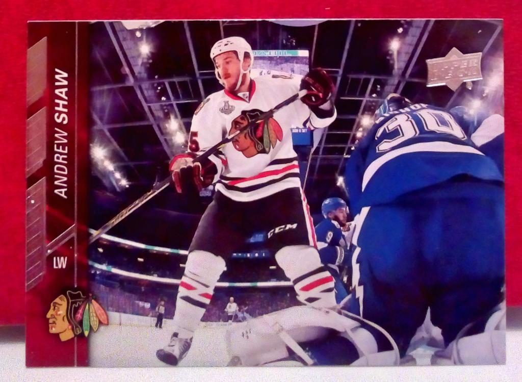 2015-16 Upper Deck #38 Andrew Shaw (NHL) Chicago Blackhawks