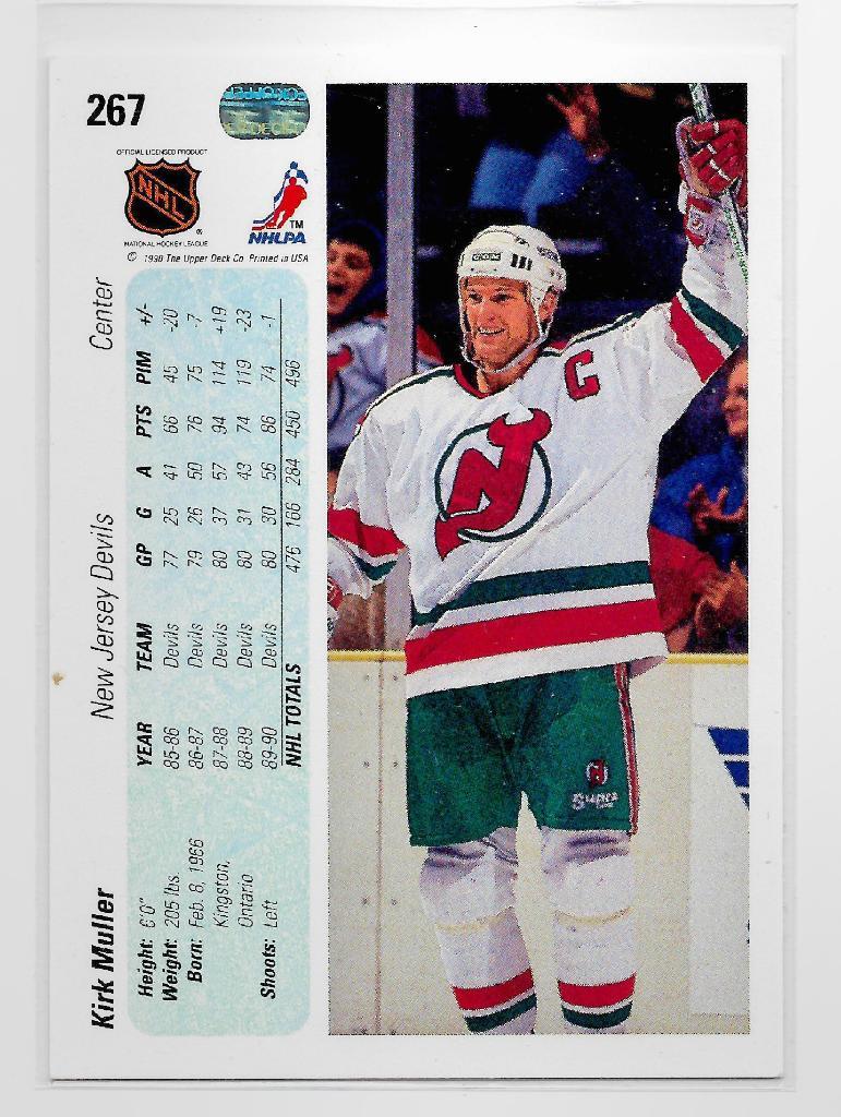 1990-91 Upper Deck #267 Kirk Muller 1