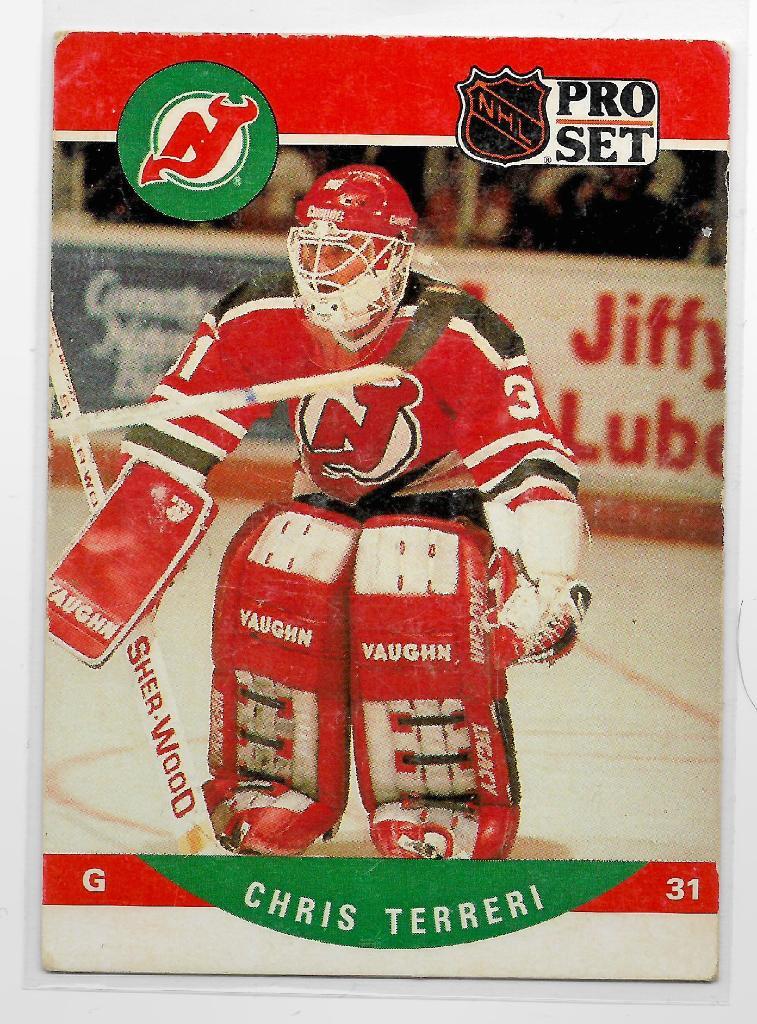 1990-91 Pro Set #481 Chris Terreri RC