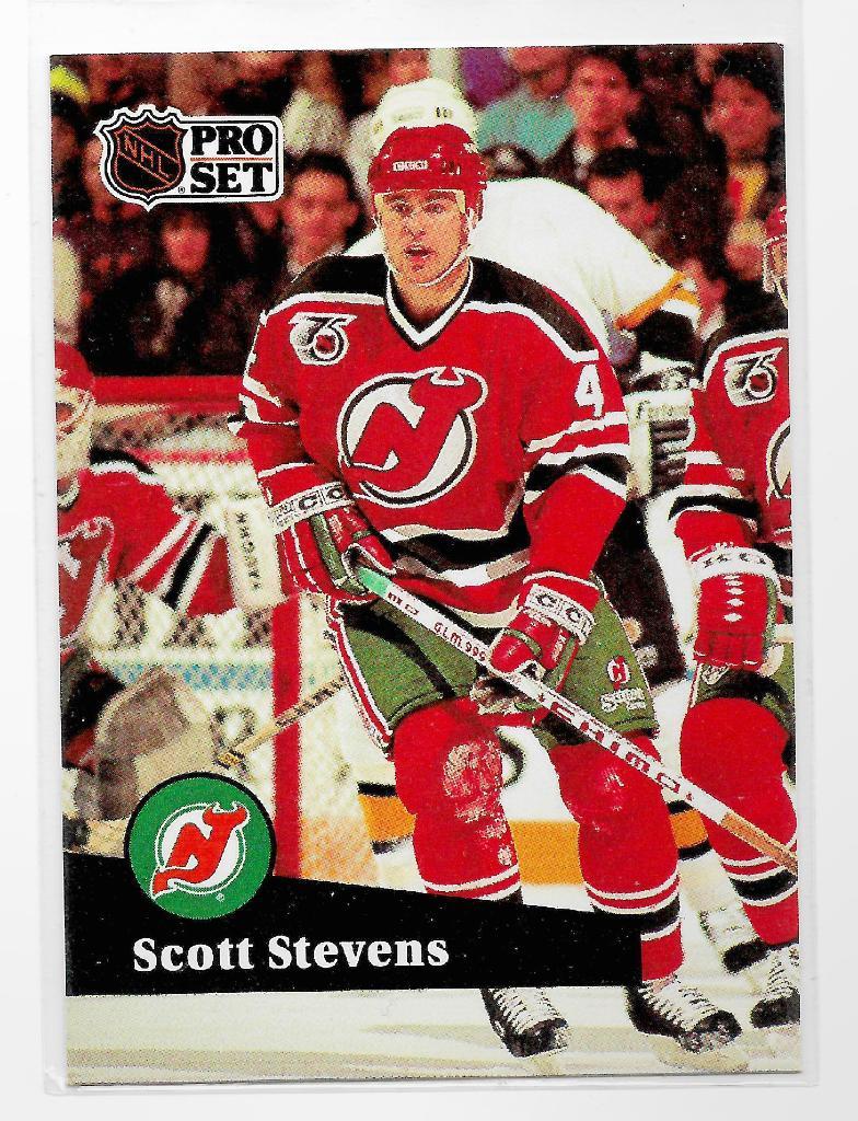 1991-92 Pro Set #423 Scott Stevens