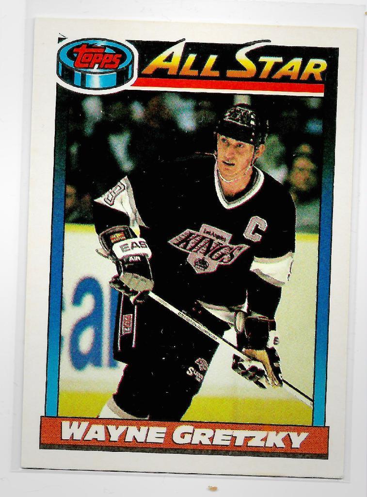 1991-92 Topps #258 Wayne Gretzky AS