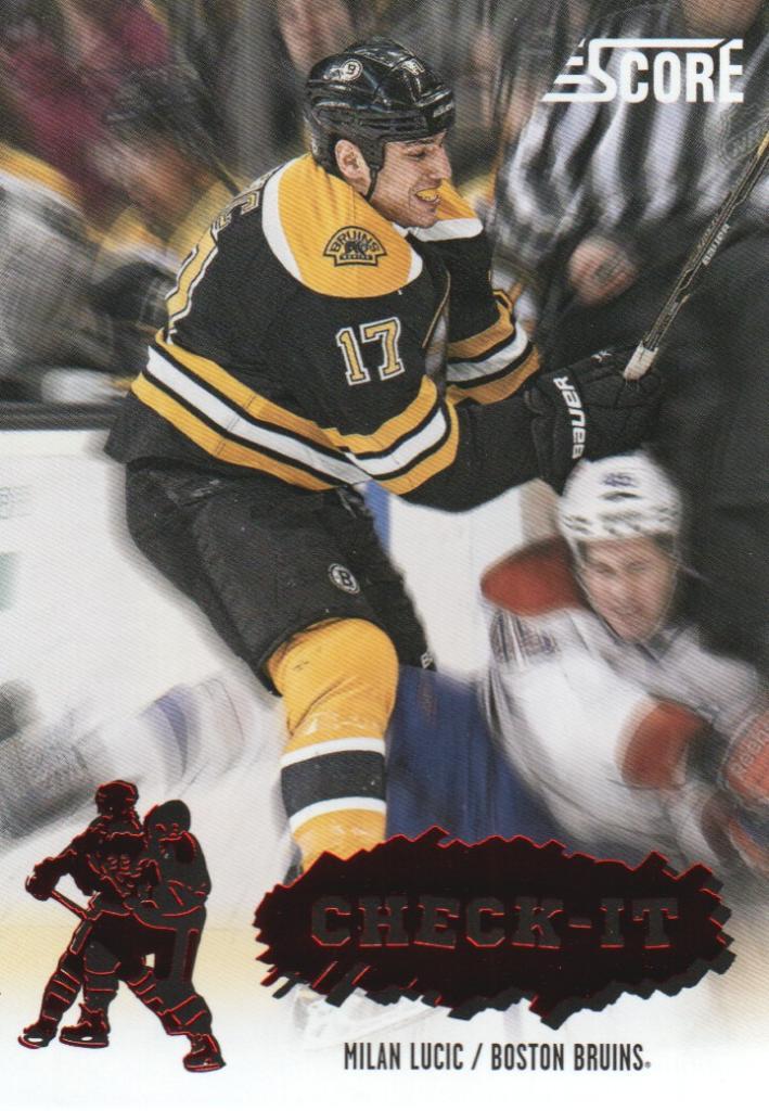 2013-14 Score Check It #8 Milan Lucic