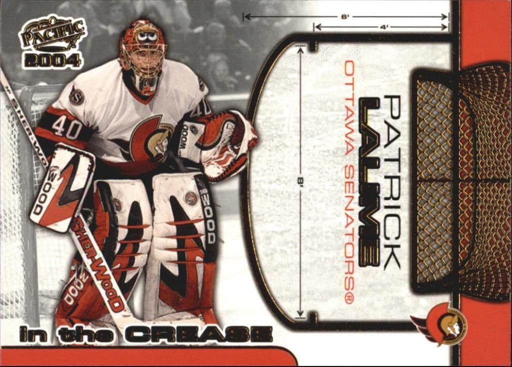 2003-04 Pacific In the Crease #8 Patrick Lalime