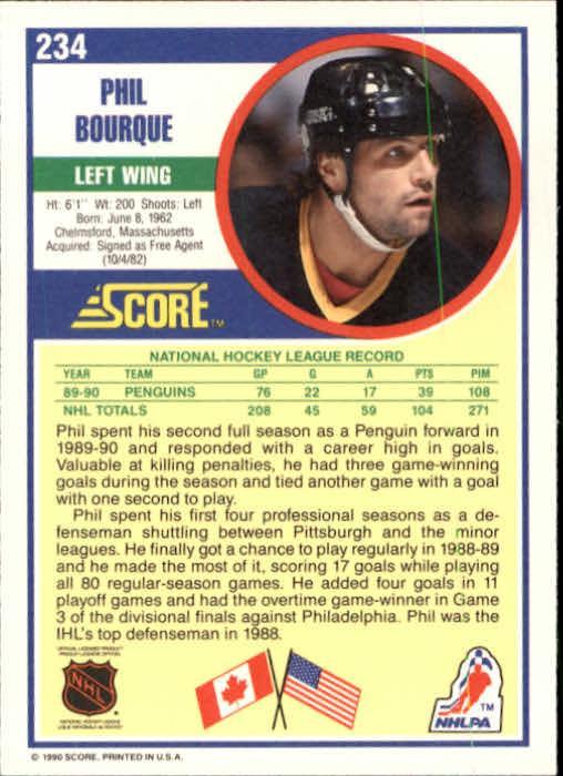 1990-91 Score #234 Phil Bourque 1