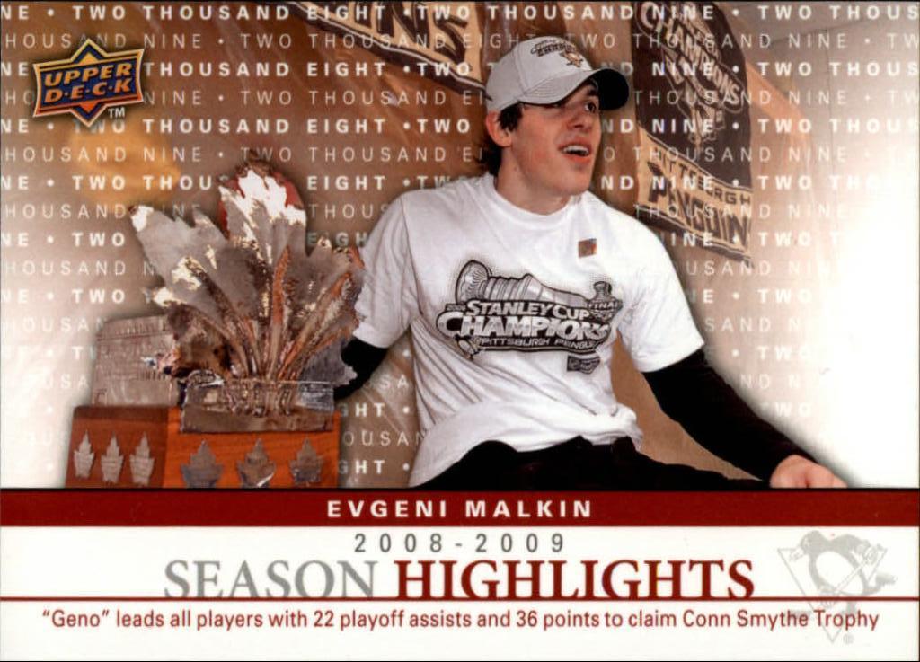 2009-10 Upper Deck Season Highlights #SH6 Evgeni Malkin