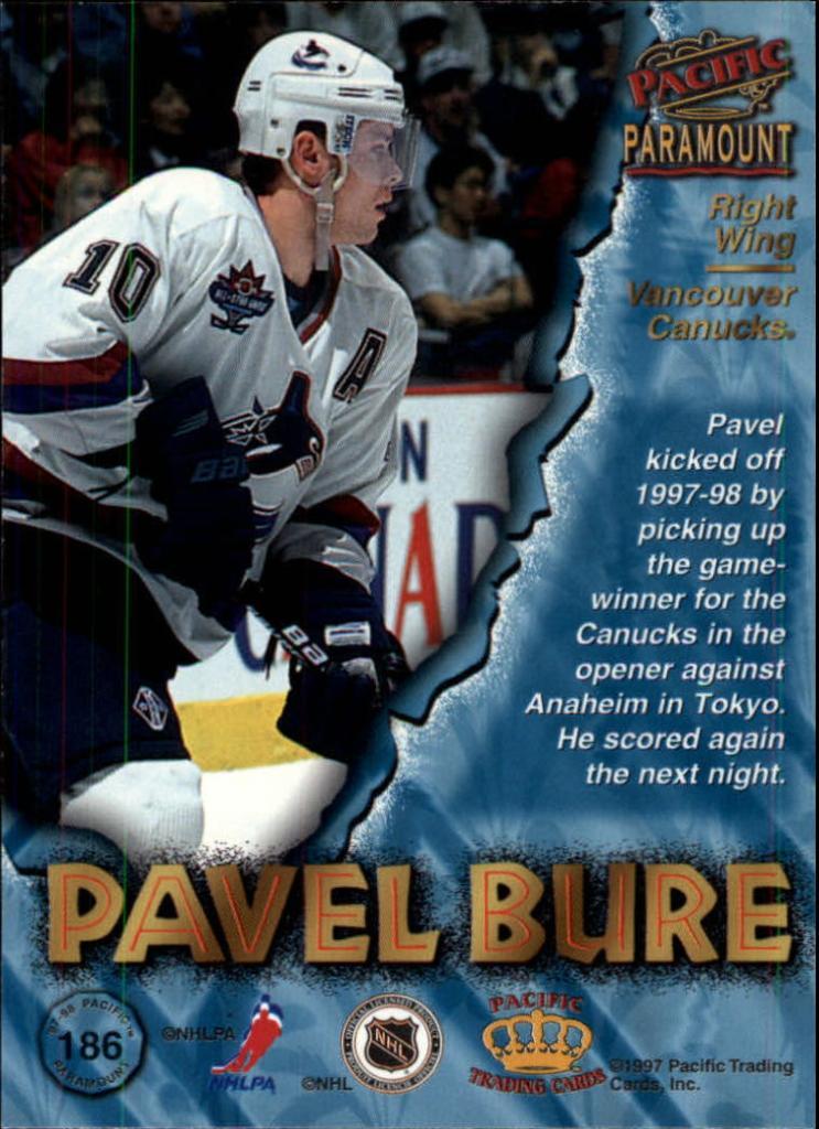 1997-98 Paramount #186 Pavel Bure 1