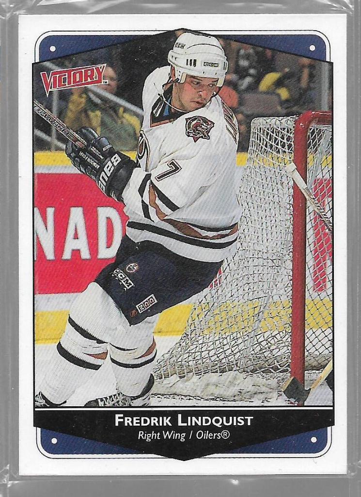 1999-00 Upper Deck Victory #115 Fredrik Lindquist \ EO