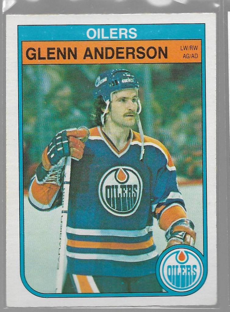 1982-83 O-Pee-Chee #100 Glenn Anderson \ EO