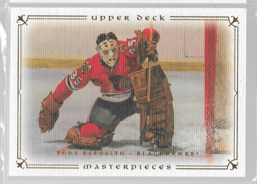 2008-09 UD Masterpieces #31 Tony Esposito \ CB