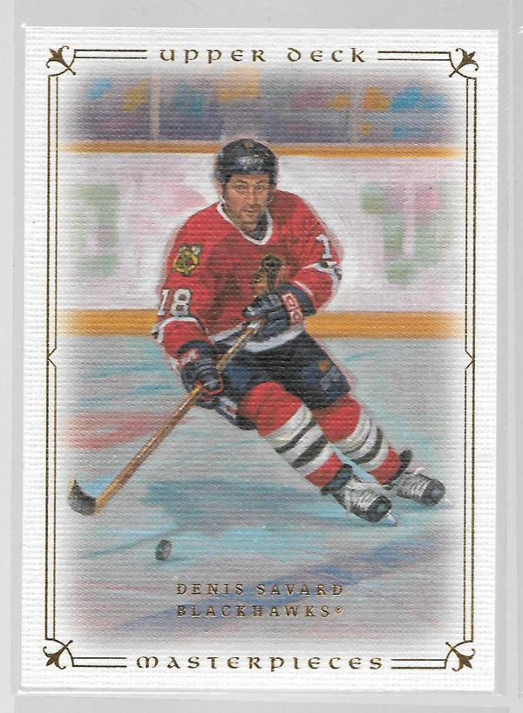 2008-09 UD Masterpieces #26 Denis Savard \ CB