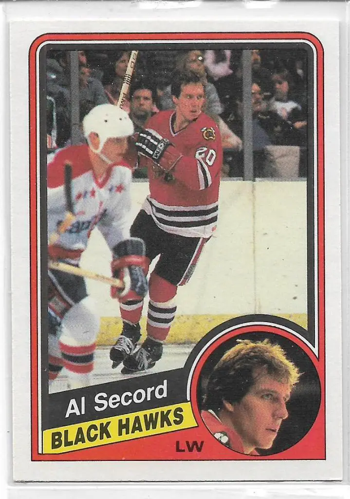 1984-85 O-Pee-Chee #46 Al Secord\ CB