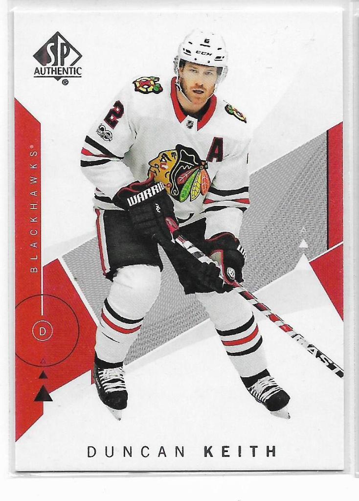 2018-19 SP Authentic #82 Duncan Keith\ CB