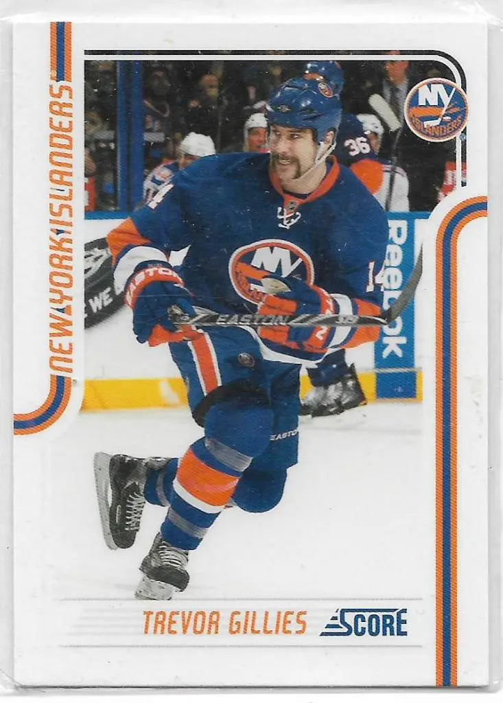2011-12 Score Glossy #297 Trevor Gillies\ NI