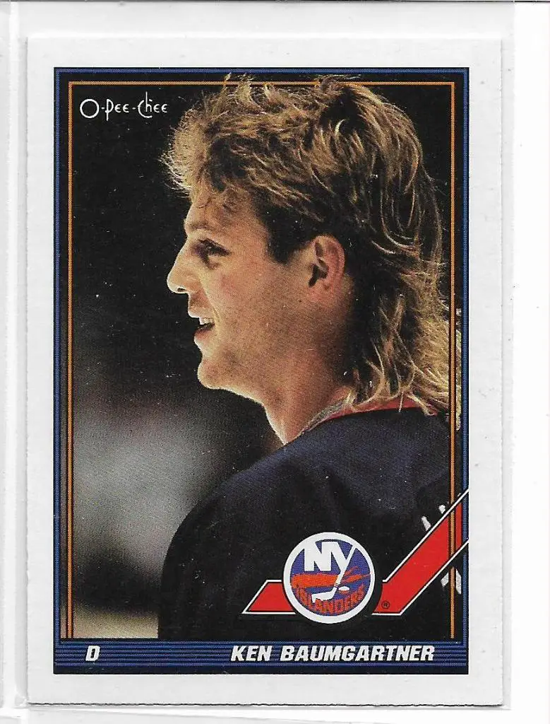 1991-92 O-Pee-Chee #316 Ken Baumgartner \ NI