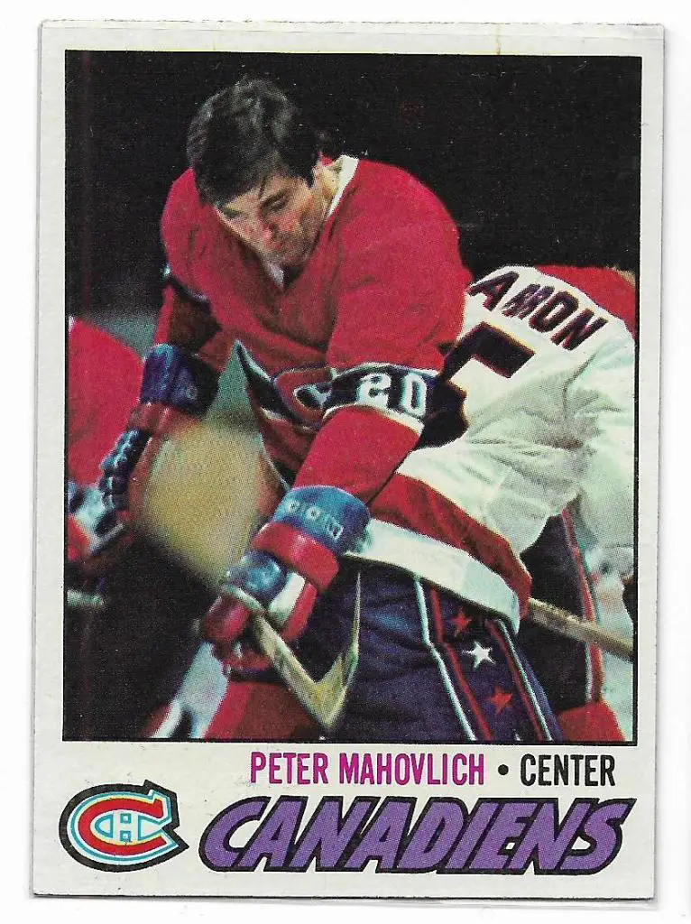 1977-78 Topps #205 Peter Mahovlich \ MC