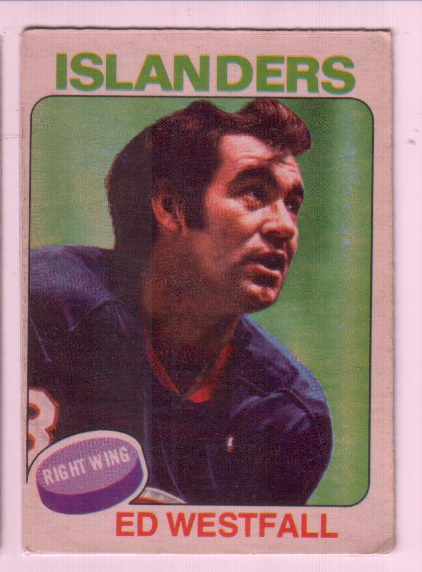 1975-76 O-Pee-Chee #302 Ed Westfall/New York Islanders/