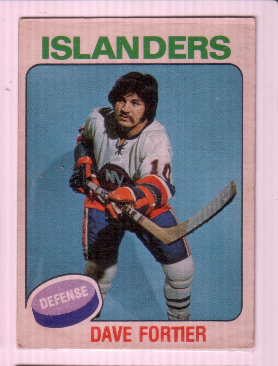 1975-76 O-Pee-Chee #336 Dave Fortier/New York Islanders/
