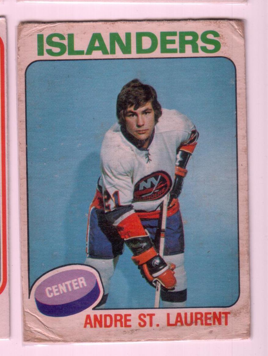 1975-76 O-Pee-Chee #387 Andre St.Laurent RC/New York Islanders/