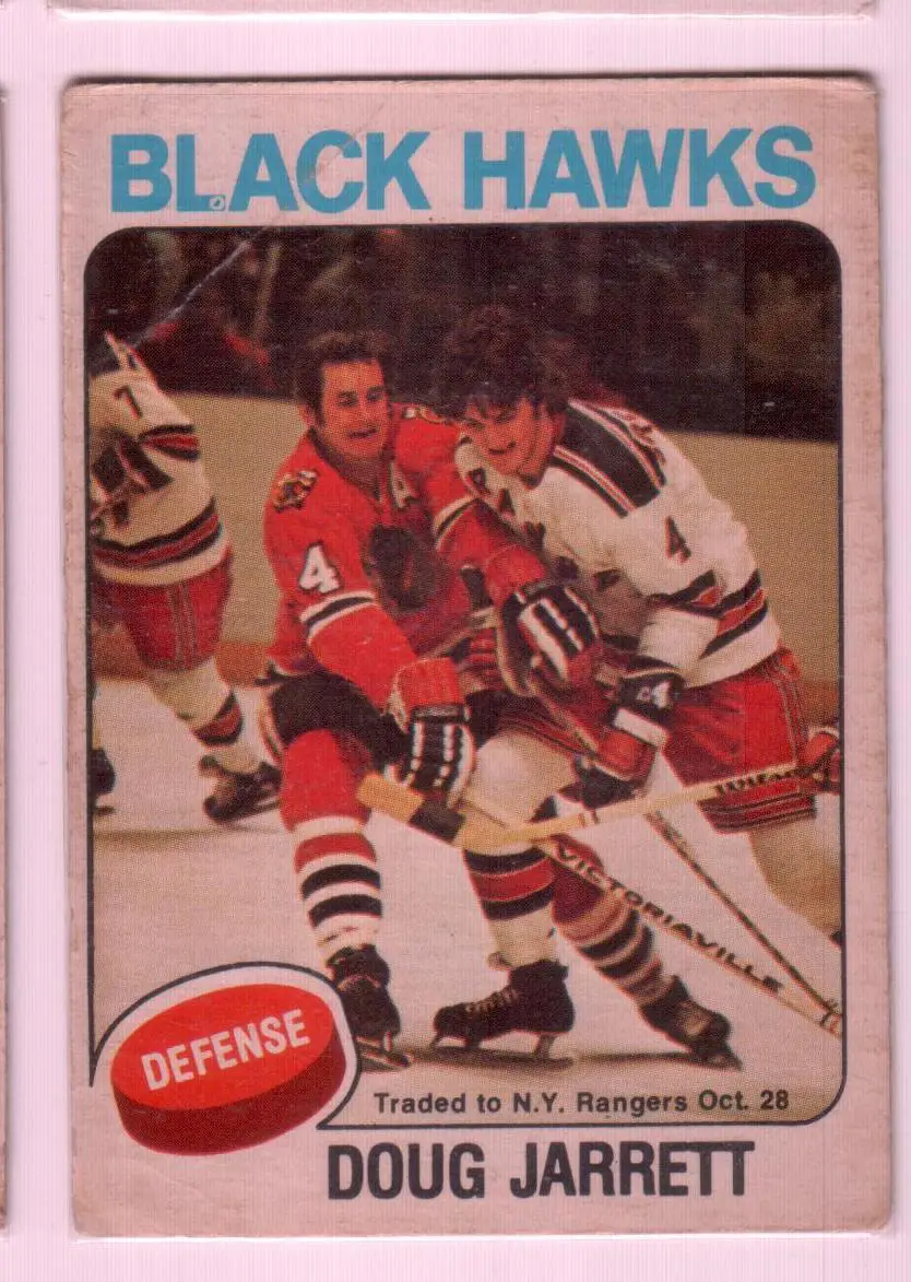 1975-76 O-Pee-Chee #333 Doug Jarrett/Chicago Blackhawks/