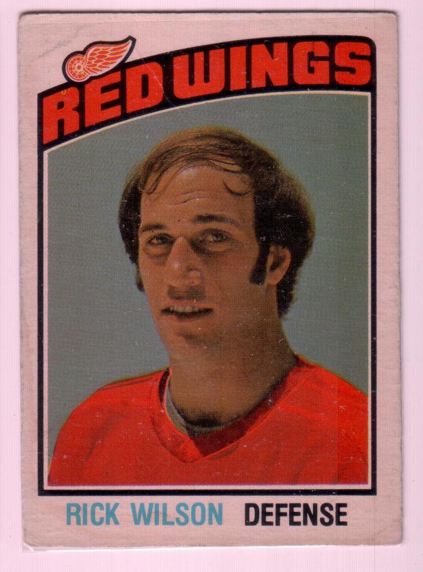 1976-77 O-Pee-Chee #293 Rick Wilson/Detroit Red Wings/