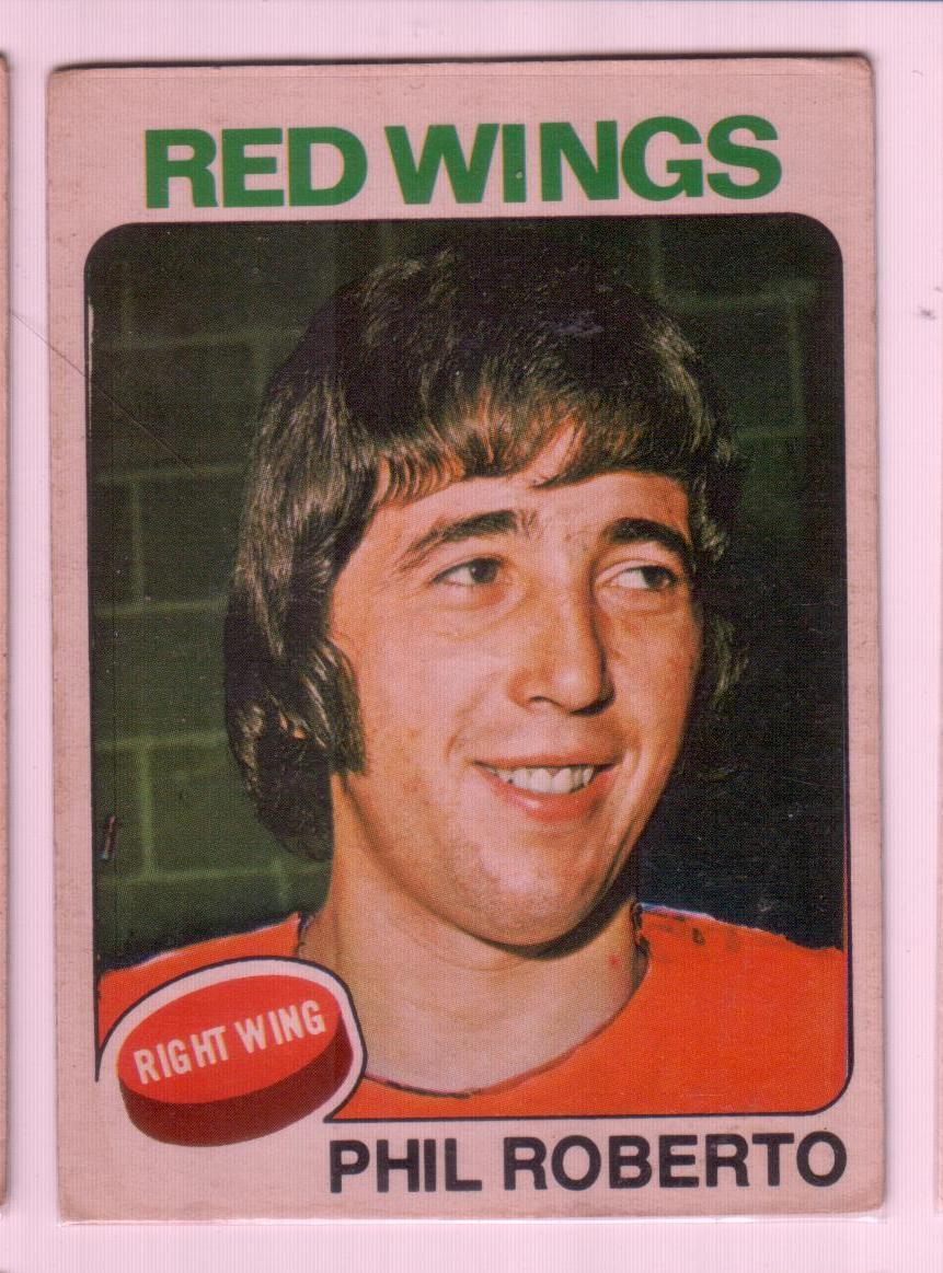 1975-76 O-Pee-Chee #80 Phil Roberto/Detroit Red Wings/
