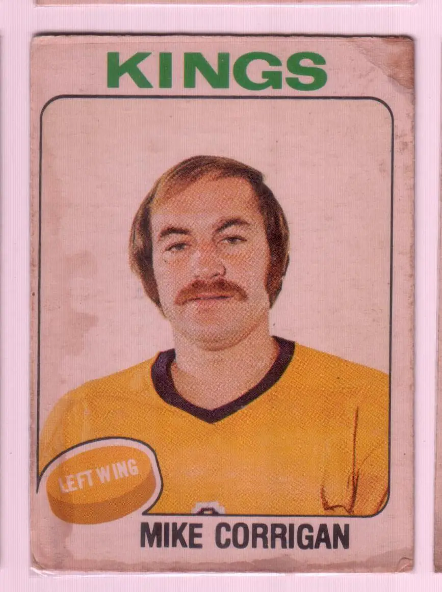 1975-76 O-Pee-Chee #361 Mike Corrigan/Los Angeles Kings/