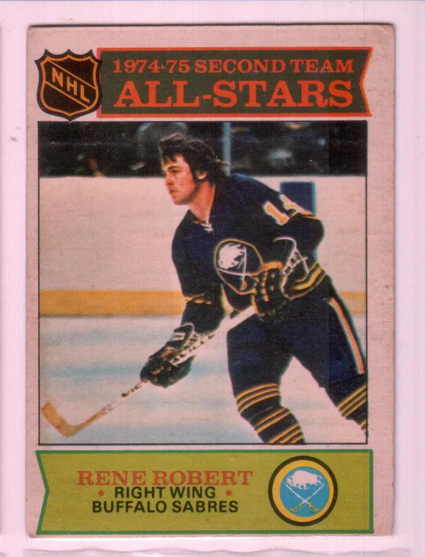 1975-76 O-Pee-Chee #296 Rene Robert AS2
