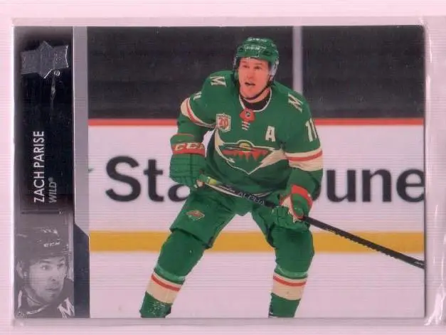 2021-22 Upper Deck Series 1 #91 Zach Parise Minnesota Wild