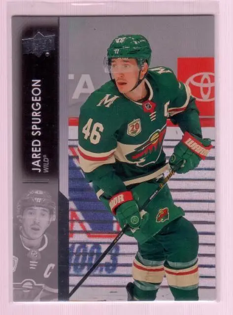 2021-22 Upper Deck Series 1 #91 92 Jared Spurgeon Minnesota Wild