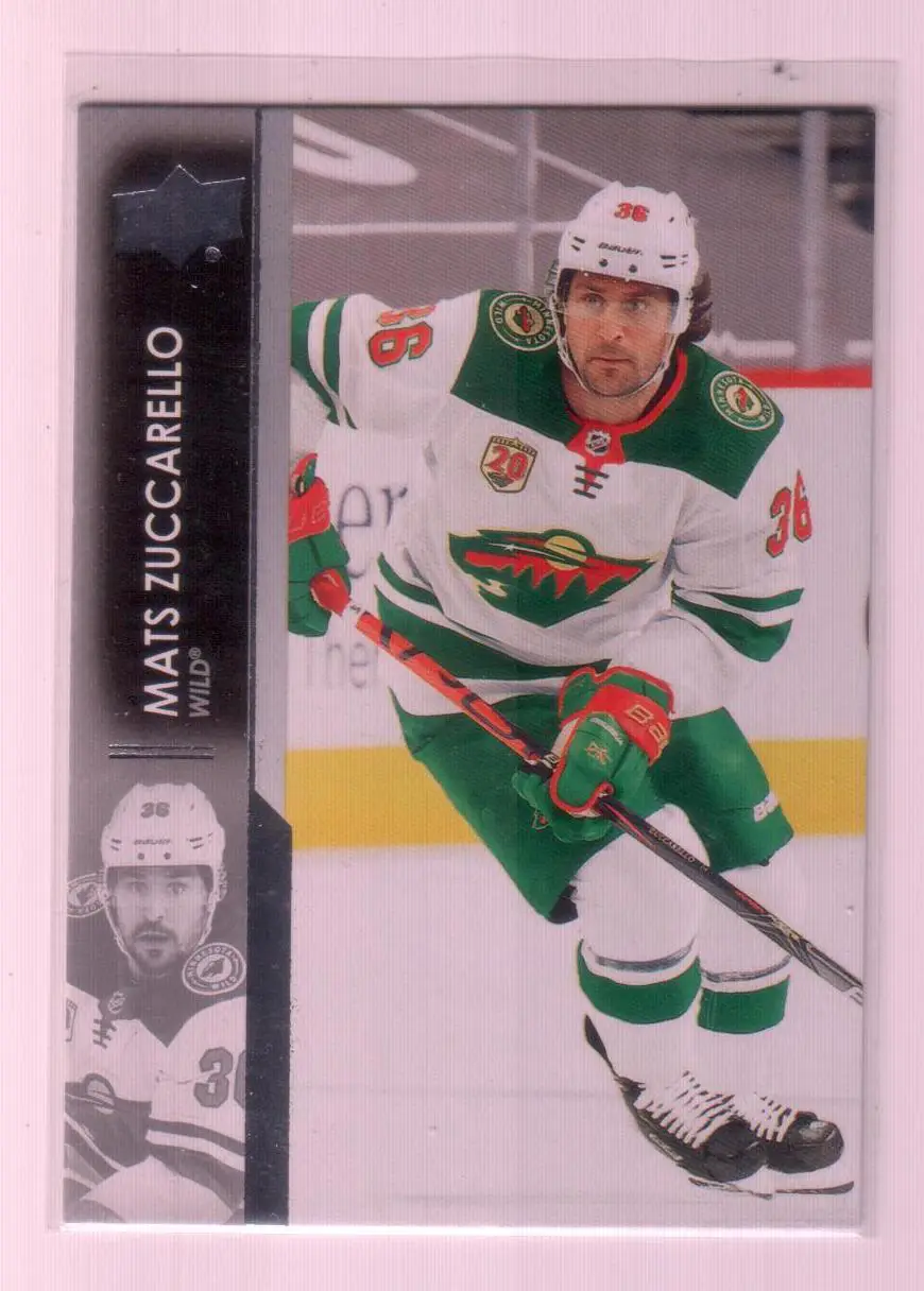 2021-22 Upper Deck Series 1 #93 Mats Zuccarello Minnesota Wild