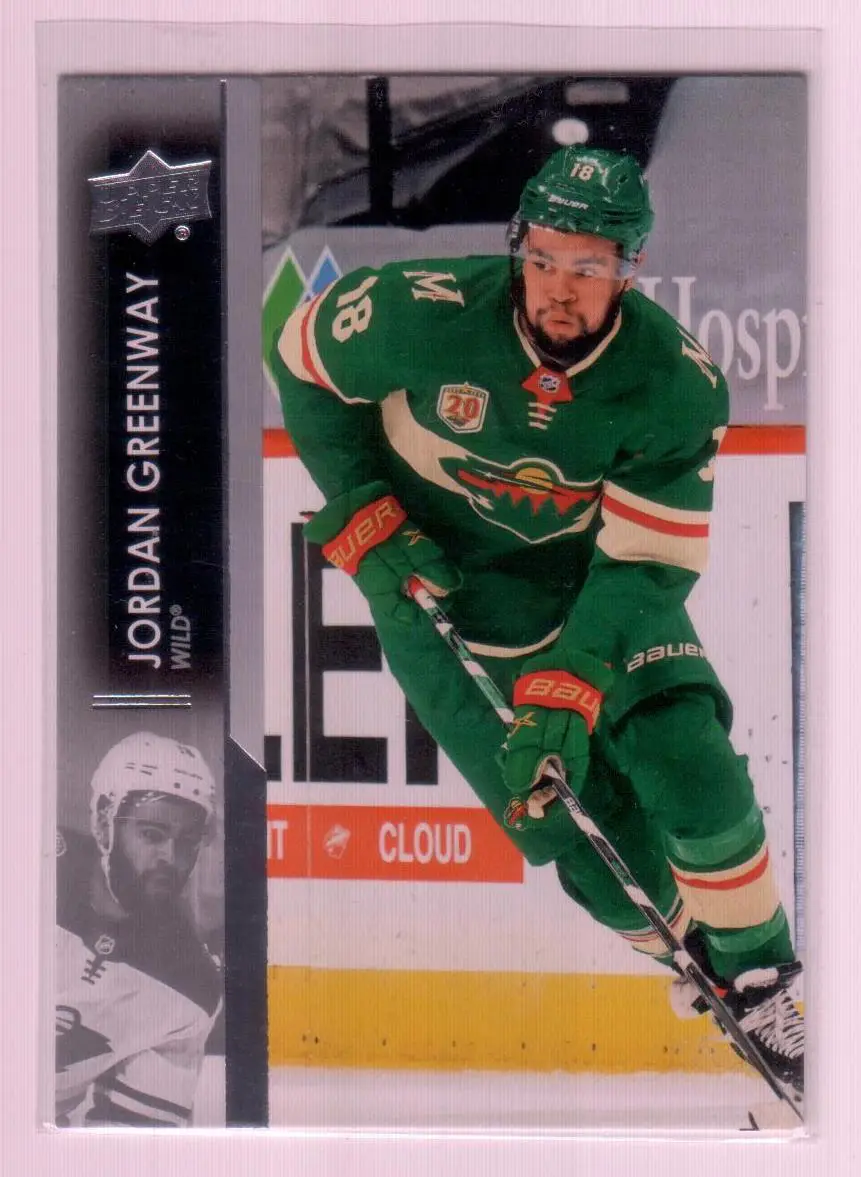 2021-22 Upper Deck Series 1 #89 Jordan Greenway Minnesota Wild