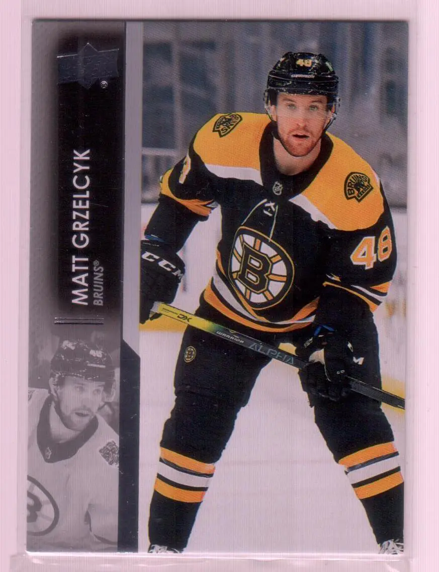 2021-22 Upper Deck Series 1 Base #16 Matt Grzelcyk Boston Bruins