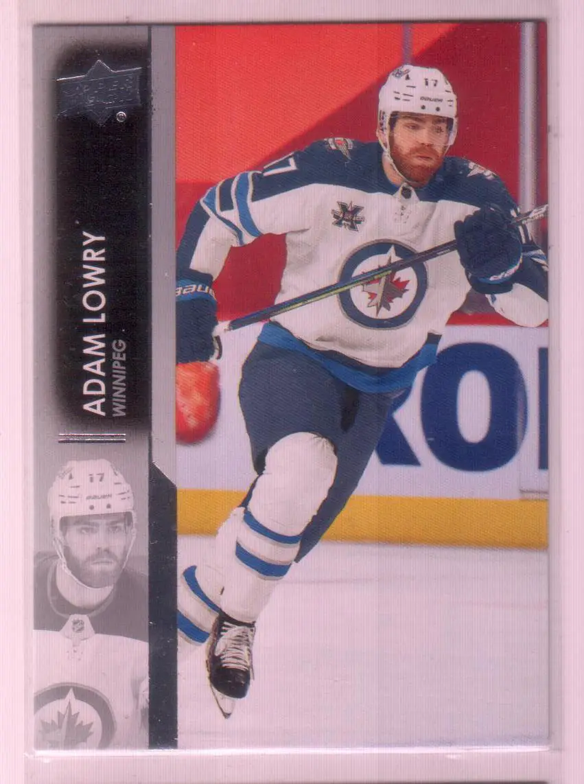 2021-22 Upper Deck Series 1 Base #195 Adam Lowry - Winnipeg Jets