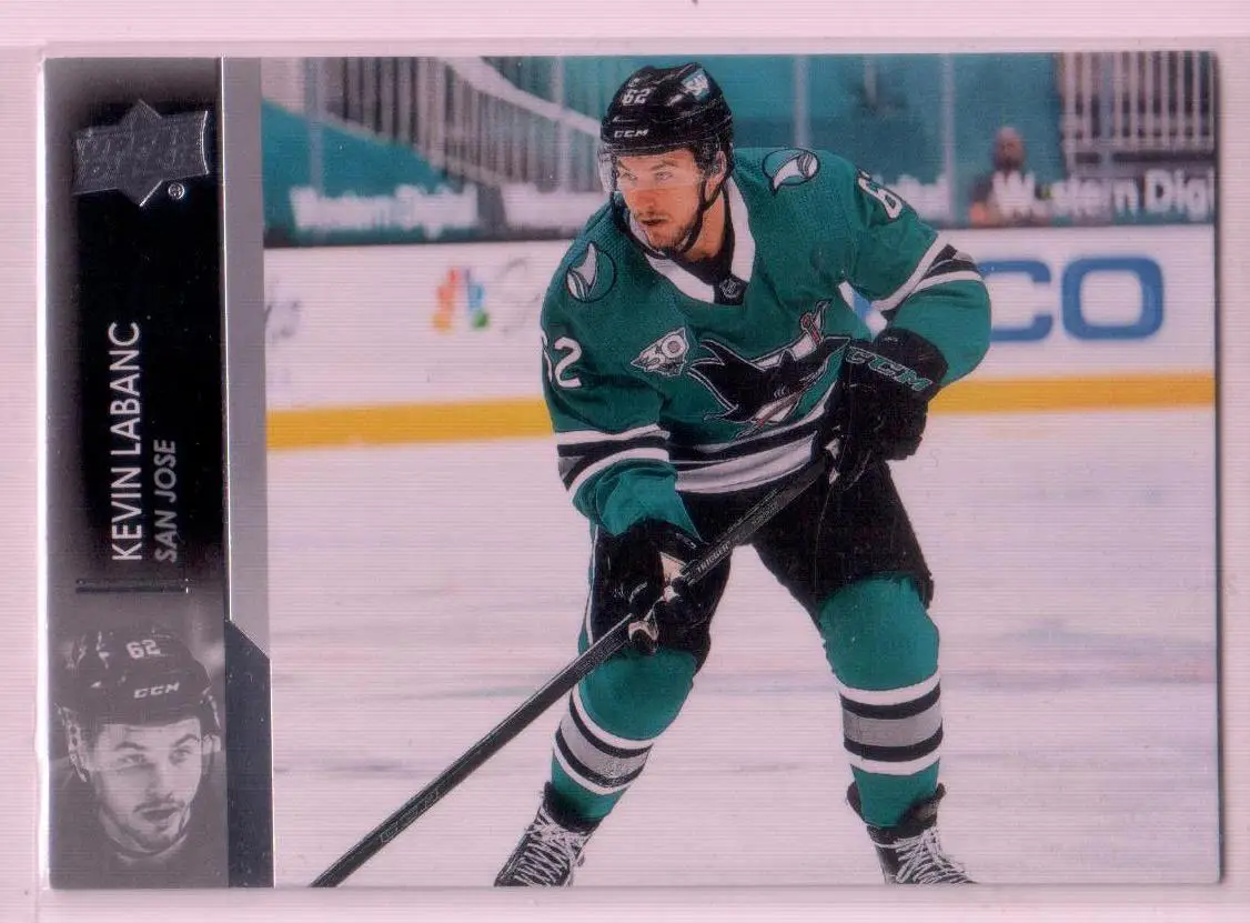 2021-22 Upper Deck Series 1 Base #151 Kevin Labanc - San Jose Sharks