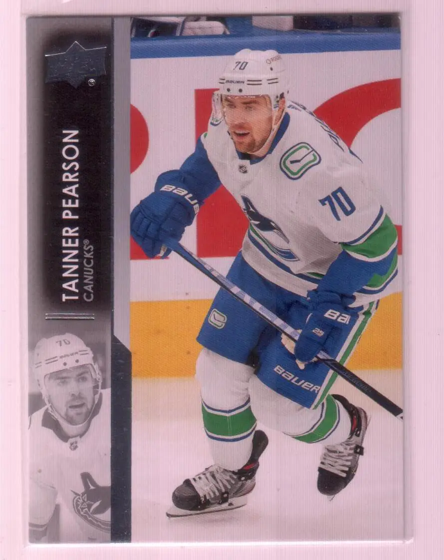2021-22 Upper Deck Series 1 Base #178 Tanner Pearson - Vancouver Canucks