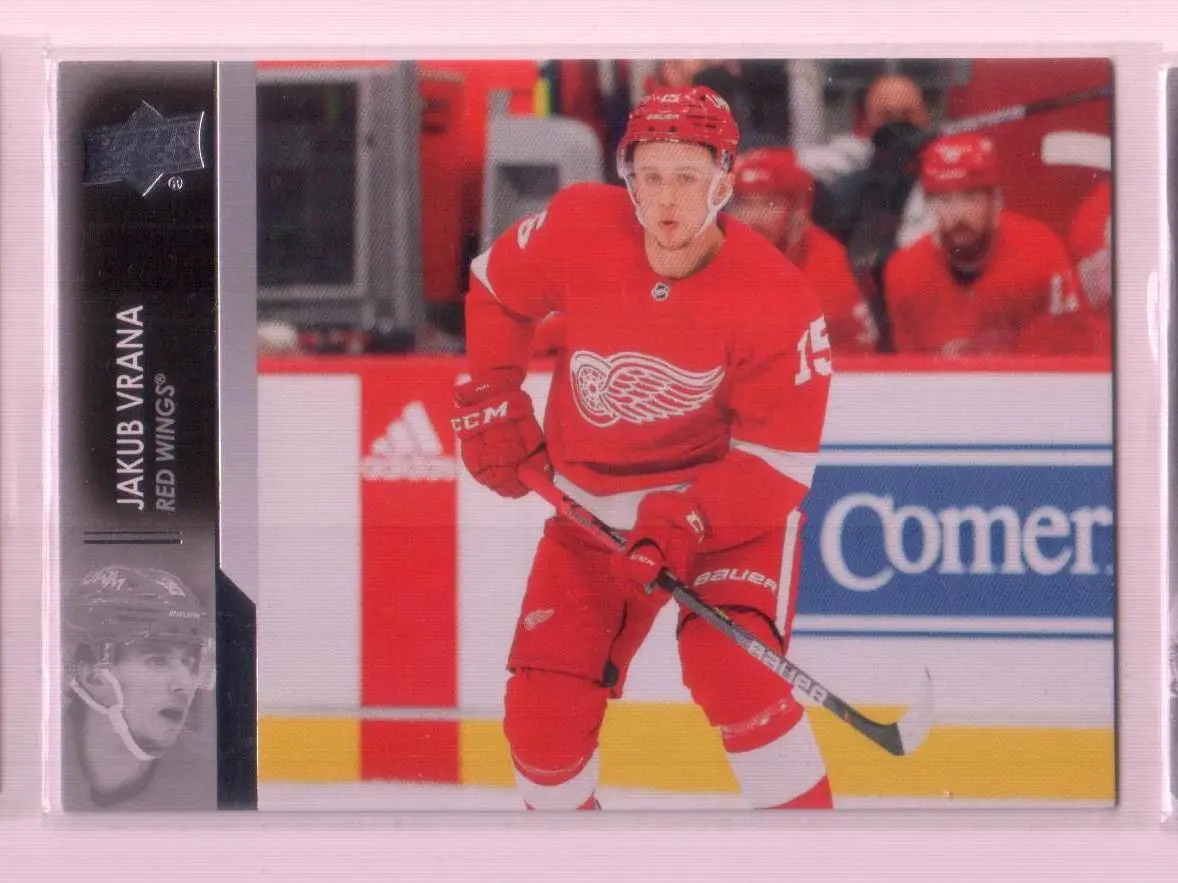 2021-22 Upper Deck Series 1 Base #68 Jakub Vrana - Detroit Red Wings