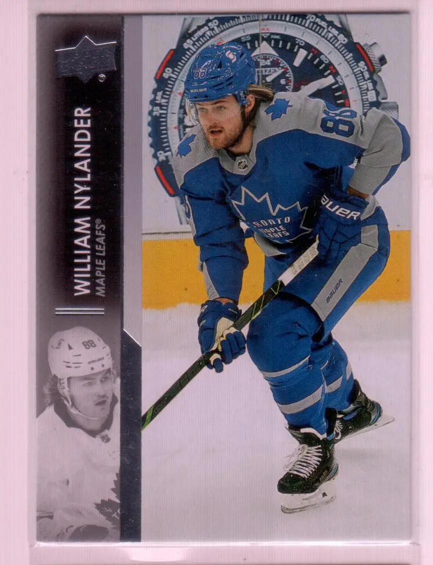 2021-22 Upper Deck Series 1 Base #170 William Nylander - Toronto Maple Leafs