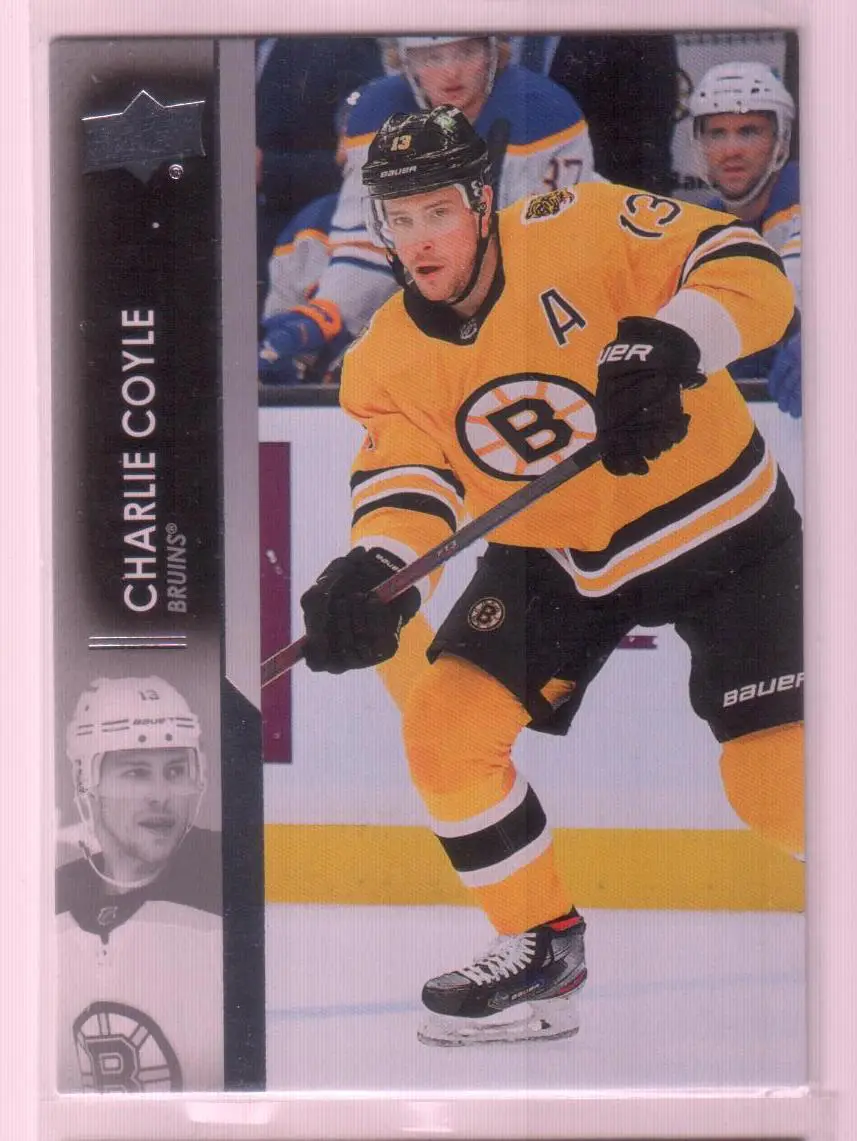 2021-22 Upper Deck Series 1 Base #14 Charlie Coyle - Boston Bruins