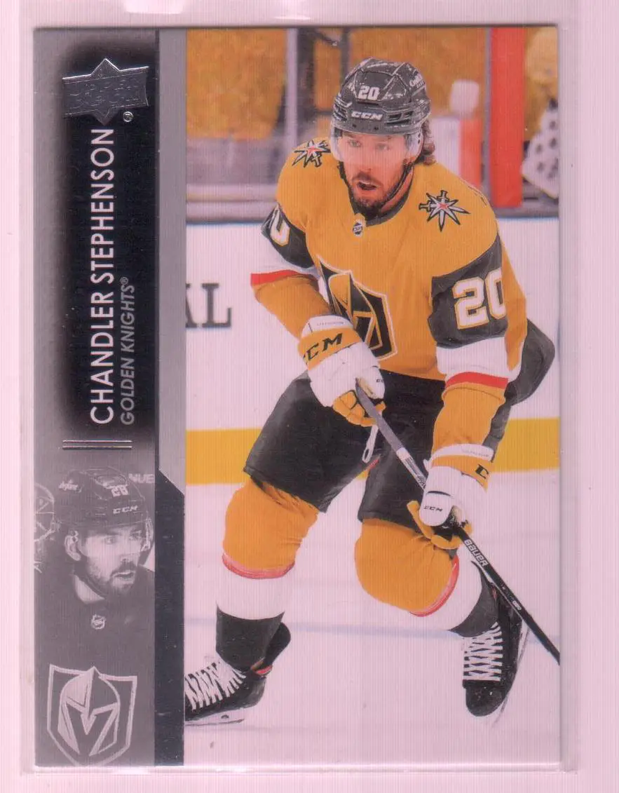 2021-22 Upper Deck Series 1 Base #185 Chandler Stephenson - Vegas Golden Knights