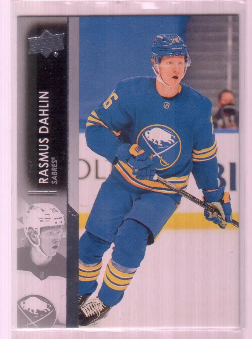 2021-22 Upper Deck Series 1 Base #21 Rasmus Dahlin - Buffalo Sabres