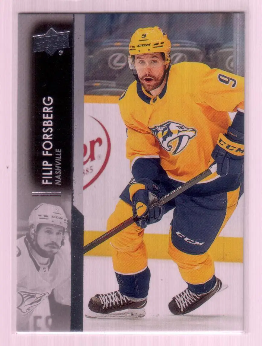 2021-22 Upper Deck Series 1 Base #103 Filip Forsberg - Nashville Predators