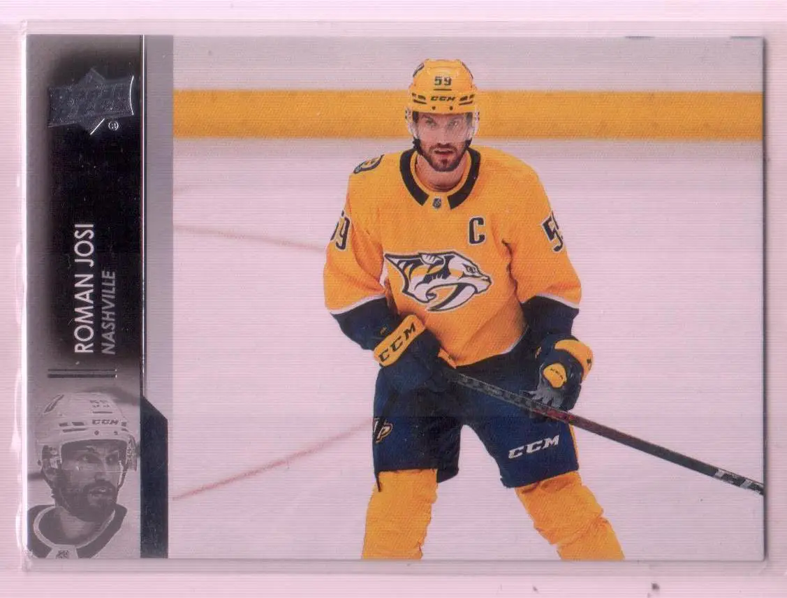 2021-22 Upper Deck Series 1 Base #104 Roman Josi - Nashville Predators